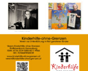 Flyer: Otmar Binder am Klavier und Prof. Adolf Tuma mit Bildern aus der Vernissage