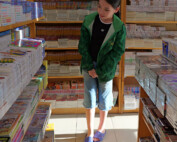 Bang in der Buchhandlung